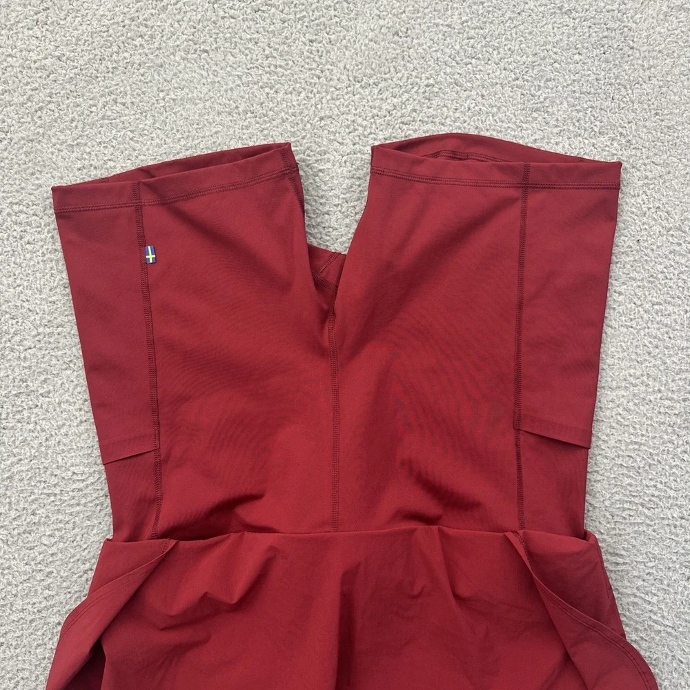 Fjallraven Abisko Midsummer Skirt Skort Red Athletic Women's EU 44 US 34